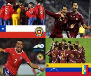 puzzel Chili - Venezuela, kwartfinales, Argentinië 2011