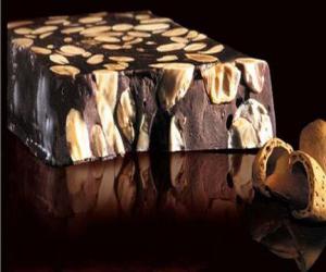 puzzel Chocolade amandel noga