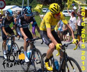 puzzel Chris Froome, ronde van Frankrijk 2016