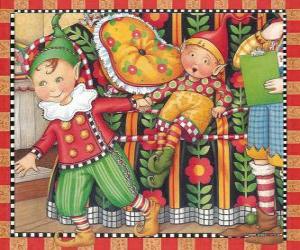 puzzel Christmas Elves