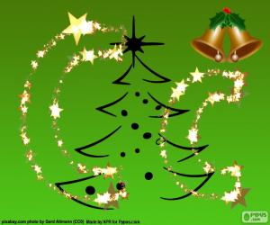 puzzel Christmas letter C