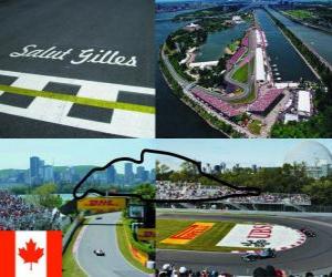 puzzel Circuit Gilles Villeneuve - Canada -