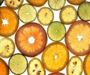 puzzel Citrusvruchten