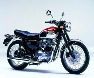 puzzel Classic weg motorfiets (Kawasaki W650)