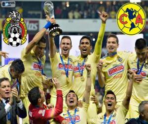 puzzel Club America, kampioen Apertura Mexico 2014