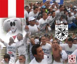 puzzel Club Deportivo Universidad San Martin de Porres Decentrale Kampioenschap Kampioen 2010 (PERU)