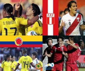 puzzel Colombia - Peru, kwartfinales, Argentinië 2011