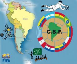 puzzel Confederación Sudamericana de Fútbol (CONMEBOL)