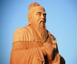 puzzel Confucius, Chinees filosoof, grondlegger van het confucianisme