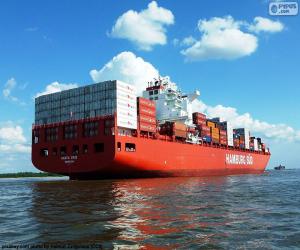 puzzel Containerschip