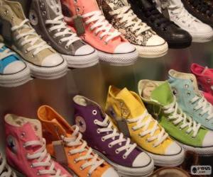 puzzel Converse sneakers