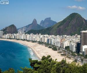 puzzel Copacabana, Rio de Janeiro, Brazilië