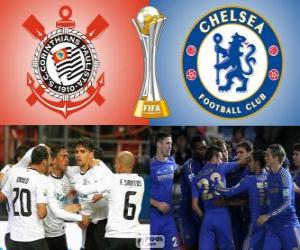 puzzel Corinthians - Chelsea. Final Wereldkampioenschap voetbal voor clubs FIFA 2012 Japan