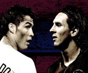 puzzel Cristiano Ronaldo vs Lionel Messi