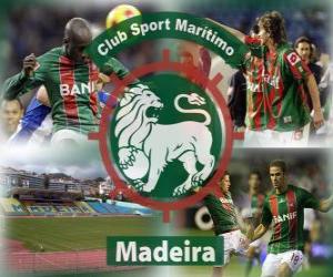 puzzel CS Marítimo Funchal, Madeira, de Portugese voetbalclub