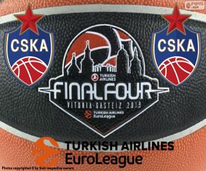 puzzel CSKA Moskou, 2019 EuroLeague kampioen