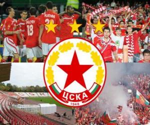 puzzel CSKA Sofia, de Bulgaarse voetbalclub