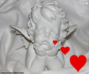 puzzel Cupido in liefde