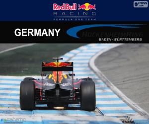 puzzel D. Ricciardo, de Duitse Grand Prix 2016