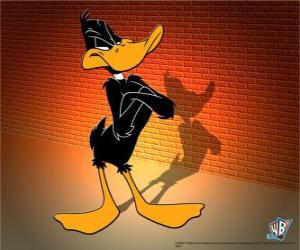puzzel Daffy Duck in de Looney Tunes