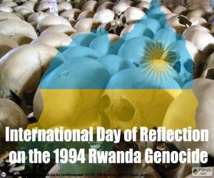 puzzel Dag van bezinning over de Genocide in Rwanda 1994