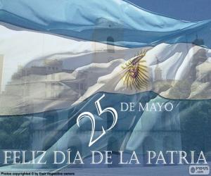 puzzel Dag van het thuisland Argentinië