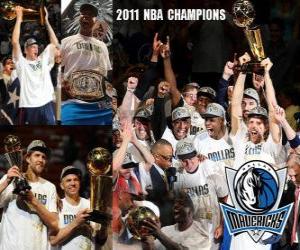 puzzel Dallas Mavericks 2011 NBA Kampioen