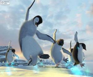 puzzel Dancing pinguïns in Happy Feet films