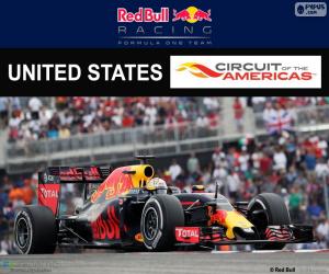 puzzel Daniel Ricciardo,Grand Prix Verenigde Staten 2016