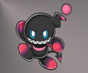 puzzel Dark Chao is het kwaad mascotte van Sonic games