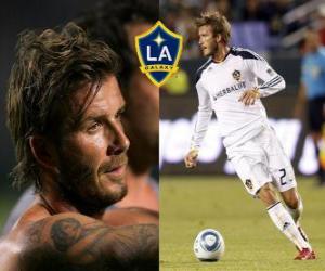 puzzel David Beckham is een Engels voetballer. Momenteel speelt voor LA Galaxy.