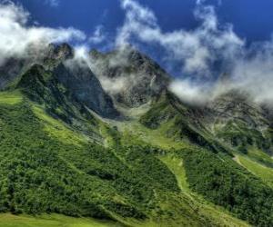 puzzel De Col des Aravis is een bergpas in de Franse Alpen