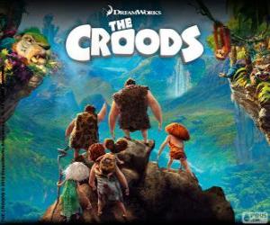 puzzel De Croods, DreamWorks film