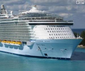 puzzel De cruise Oasis of the Seas, het's werelds grootste