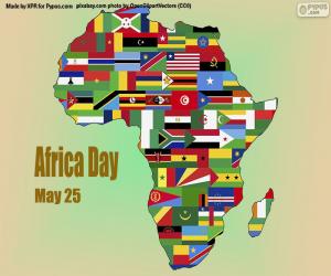 puzzel De dag van Afrika
