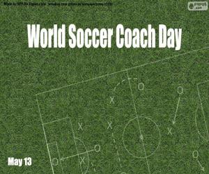 puzzel De Dag van de Bus van het Voetbal van de wereld