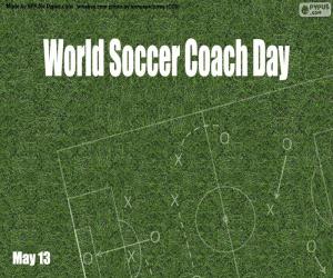 puzzel De Dag van de Bus van het Voetbal van de wereld