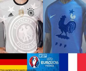 puzzel DE-FR, halve finales Euro 2016