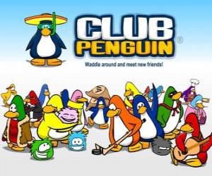 puzzel De grappige pinguïns uit Club Penguin