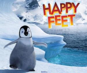 puzzel De kleine keizer pinguin, protagonist van Happy Feet