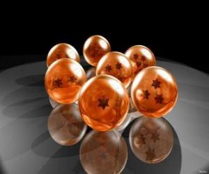 puzzel De legendarische Dragon Balls