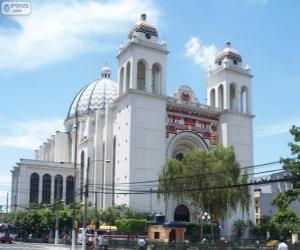 puzzel De Metropolitan kathedraal van de Heilige Verlosser, San Salvador, El Salvador