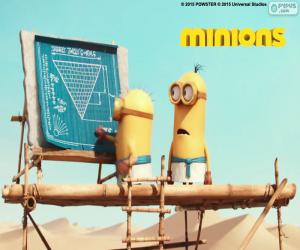 puzzel De minions in Egypte