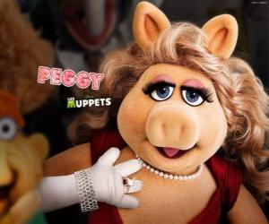 puzzel De mooie Miss Piggy