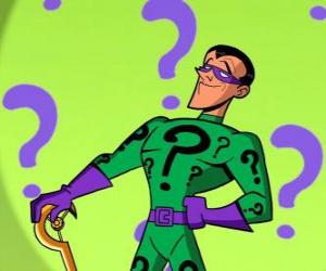 puzzel De Riddler of Nygma is een superschurk geobsedeerd met raadsels en een vijand van Batman