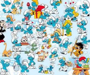 puzzel De Smurfen