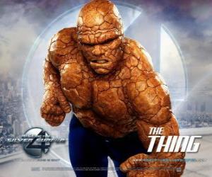 puzzel De sterkste superheld van de Fantastic Four is The Thing