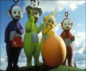 puzzel De Teletubbies: Laa-Laa, Tinky Winky, Po en Dipsy