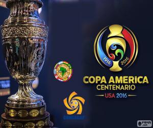 puzzel De trofee van de Copa América Centenario 2016