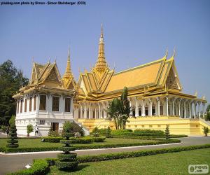 puzzel De troon Hall, Cambodja